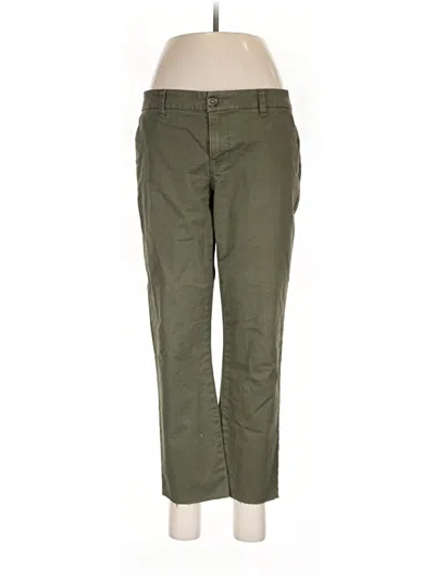 Pre-owned Tommy Hilfiger Khaki Pant In Green
