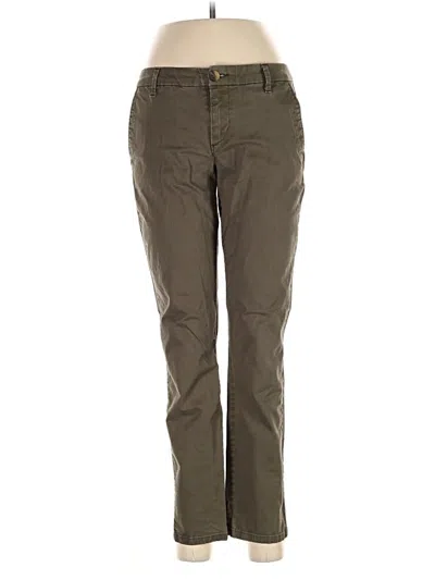 Pre-owned Tommy Hilfiger Khaki Pant In Green