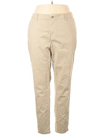 Pre-owned Tommy Hilfiger Khaki Pant In Tan