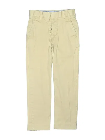 Pre-owned Tommy Hilfiger Kids' Khaki Pant In White