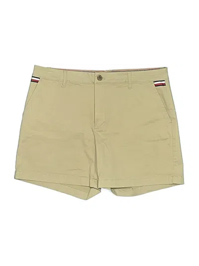 Pre-owned Tommy Hilfiger Khaki Shorts In Brown