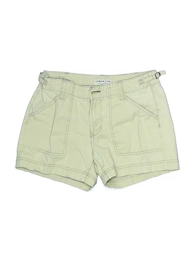 Pre-owned Tommy Hilfiger Khaki Shorts In Green