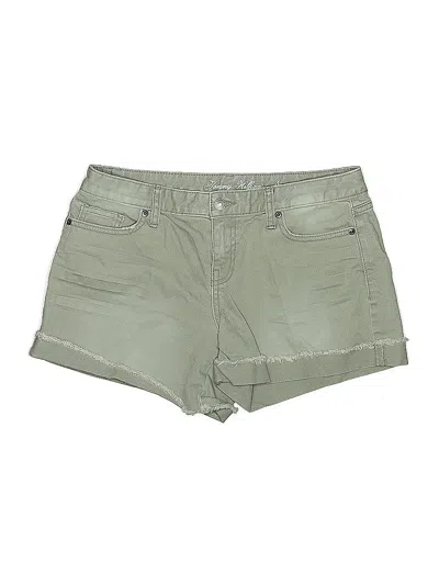 Pre-owned Tommy Hilfiger Khaki Shorts In Green