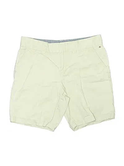 Pre-owned Tommy Hilfiger Khaki Shorts In Green