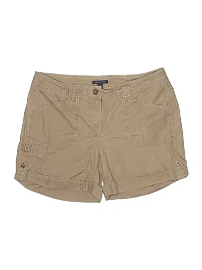 Pre-owned Tommy Hilfiger Khaki Shorts In Tan