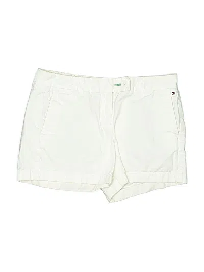 Pre-owned Tommy Hilfiger Khaki Shorts In White