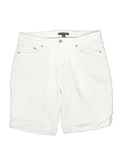 Pre-owned Tommy Hilfiger Khaki Shorts In White