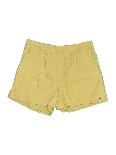 Pre-owned Tommy Hilfiger Khaki Shorts In Yellow