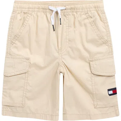 Tommy Hilfiger Kids' Cotton Shorts In Brown