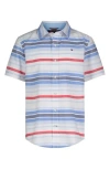 Tommy Hilfiger Kids' Damion Stripe Short-sleeve Button-up Shirt