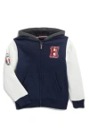 Tommy Hilfiger Kids' Elevated Fleece Lined Hoodie In Blue