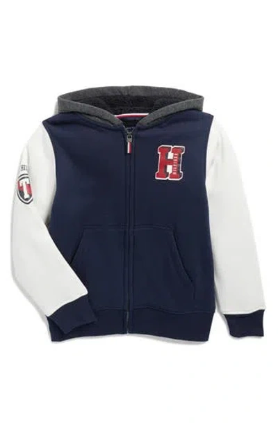 Tommy Hilfiger Kids' Elevated Fleece Lined Hoodie In Blue