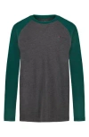 Tommy Hilfiger Kids' Long Sleeve Raglan T-shirt In Multi