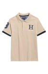 Tommy Hilfiger Kids' Matt Polo In Neutral