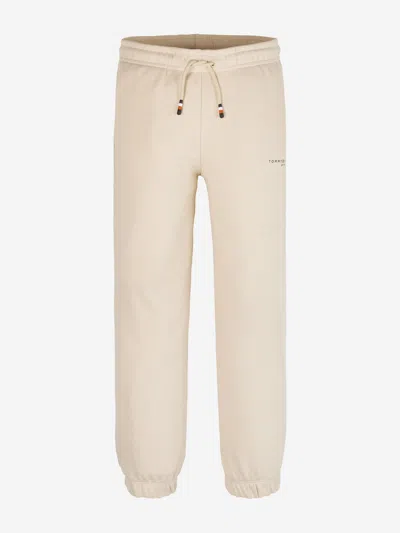 Tommy Hilfiger Kids Mini Corp Logo Joggers In Beige