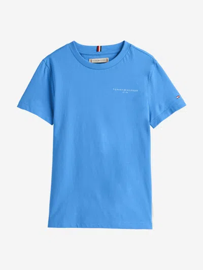 Tommy Hilfiger Kids Mini Corp Logo T-shirt In Blue