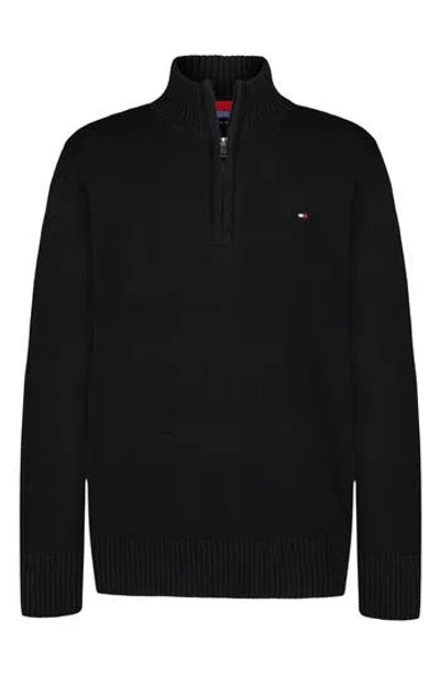 TOMMY HILFIGER TOMMY HILFIGER KIDS' QUARTER ZIP PULLOVER