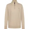 Tommy Hilfiger Kids' Quarter Zip Pullover In Brown