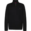 Tommy Hilfiger Toddler And Little Boys Solid 1/4 Zip Sweater In Black