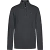Tommy Hilfiger Kids' Quarter Zip Sweater In Gray