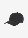 Tommy Hilfiger Kids Small Flag Cap In Black