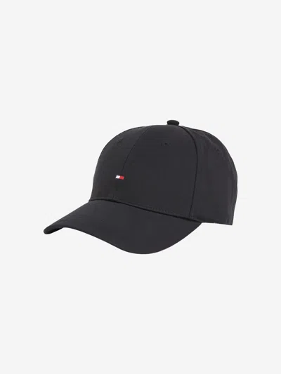 Tommy Hilfiger Kids Small Flag Cap In Black