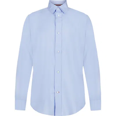 TOMMY HILFIGER TOMMY HILFIGER KIDS' STRETCH TWILL DRESS SHIRT