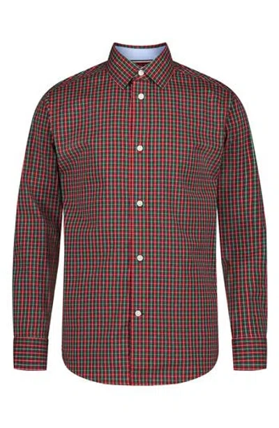 Tommy Hilfiger Kids' Tavern Check Stretch Dress Shirt In Multi