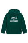 Tommy Hilfiger Kids' The Varsity Graphic Hoodie In Green