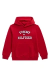 Tommy Hilfiger Kids' The Varsity Graphic Hoodie In Red