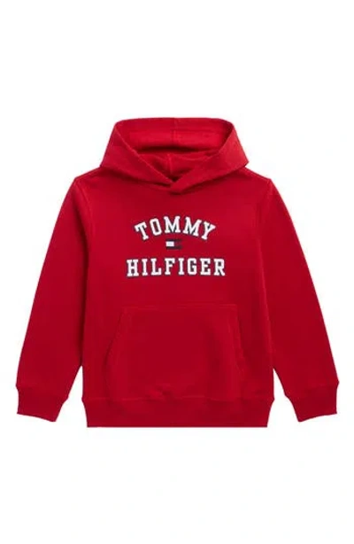 Tommy Hilfiger Kids' The Varsity Graphic Hoodie In Red
