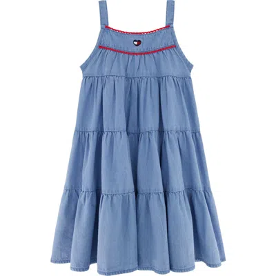 Tommy Hilfiger Kids' Tiered Denim Dress