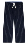 Tommy Hilfiger Girls 7-16 Yarn Dye Pinstripe Lounge Pants In Blue