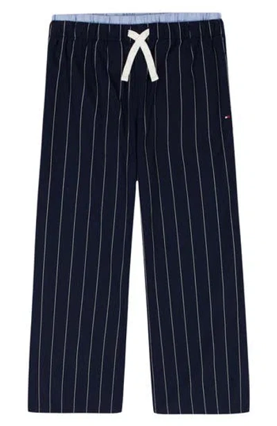 TOMMY HILFIGER TOMMY HILFIGER KIDS' YARN DYED PINSTRIPE LOUNGE PANTS