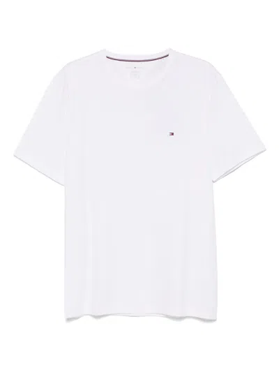 Tommy Hilfiger Knit Crew-neck T-shirt In White