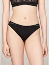 Tommy Hilfiger Knit Lace Bikini In Black