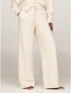 Tommy Hilfiger Knit Lounge Wide In Heathered Oat