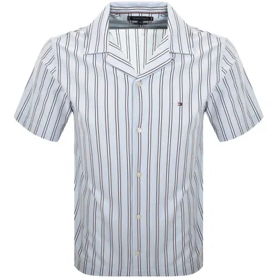 Tommy Hilfiger Knitted Stripe Shirt Blue