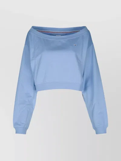 TOMMY HILFIGER KNITWEAR CROPPED LONG SLEEVES