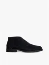 Tommy Hilfiger Corporate Suede Boots Navy In Blue