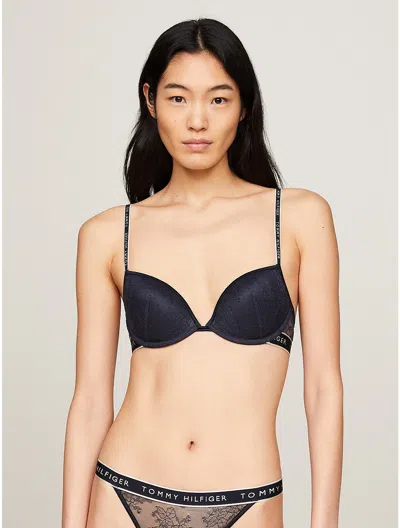 Tommy Hilfiger Lace Push In Navy