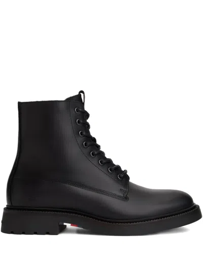 Tommy Hilfiger Lace-up Boots In Black