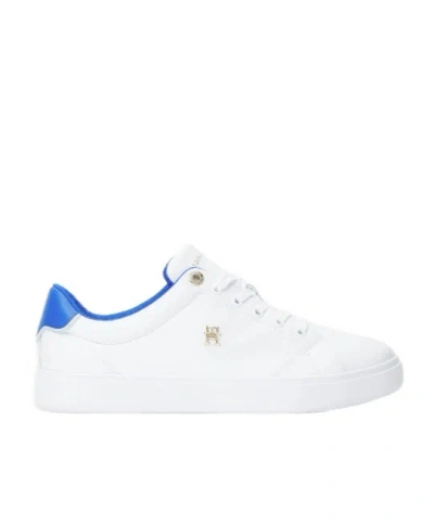 Tommy Hilfiger Lace-up Low-cut Sneakers In White