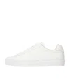 Tommy Hilfiger Lace-up Low-top Sneakers In White