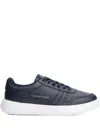 Tommy Hilfiger Lace-up Panelled Sneakers In Blue