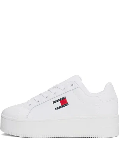 Tommy Hilfiger Lace-up Sneakers In Animal Print
