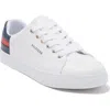 Tommy Hilfiger Laddin Lace-up Sneaker In White/navy/red