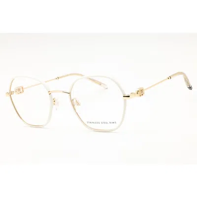 Tommy Hilfiger Ladies Gold Tone Round Eyeglass Frames Th2153