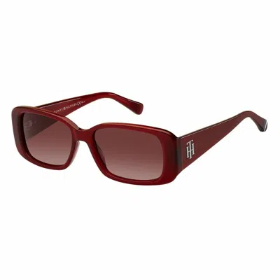 Tommy Hilfiger Ladies' Sunglasses  Th-1966-s-c9a  54 Mm Gbby2 In Burgundy