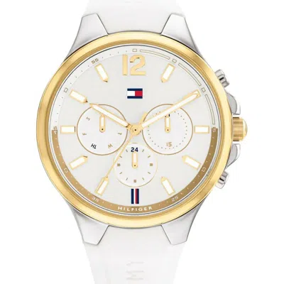 Tommy Hilfiger Ladies' Watch  1782598 ( 40 Mm) Gbby2 In White